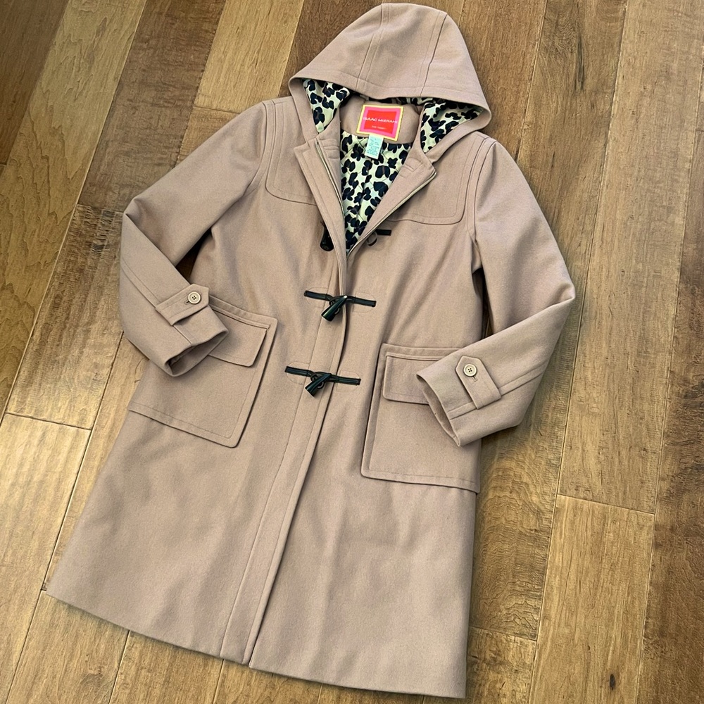 Isaac Mizrahi For Target Wool Stadium Coat In Cam… - image 1
